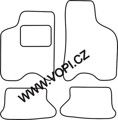 Autokoberce Seat Arosa 1997 - 2004 Royalfit (4206)